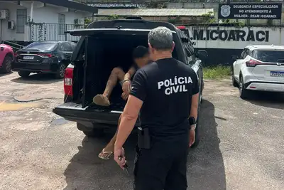 notícia: Polícia Civil prende em flagrante homem com vários crimes de violência doméstica contra a mulher, em Icoaraci