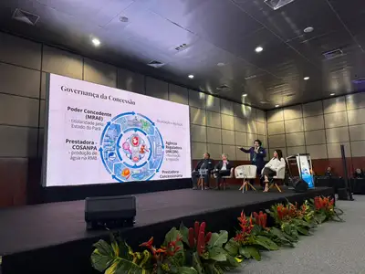 notícia: Cosanpa participa de painel sobre saneamento na Amazônia 