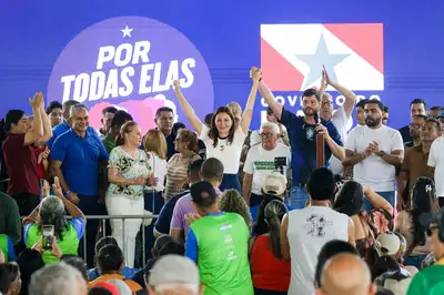 notícia: Governadora Hana Ghassan participa de ação do "Por Todas Elas" em Tracuateua 
