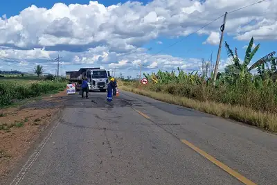 notícia: Governo do Pará inicia ampla manutenção e reconstrução de pavimento na rodovia PA-279 