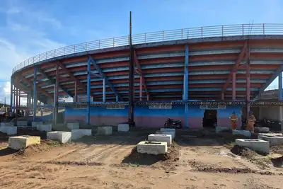 notícia: Governo do Pará avança com obras de reconstrução e modernização do Tribódromo de Juruti