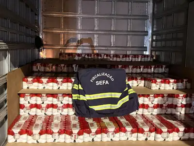 notícia: Fiscais da Sefa apreendem 6.600 latas de cerveja em Dom Eliseu