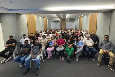 notícia: Alunos participam de visita técnica à Associação Comercial e Empresarial de Santarém