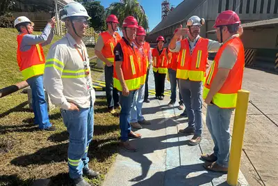 notícia: Codec realiza visita técnica à Cargill em Santarém e amplia diálogo em torno de novos investimentos no Pará