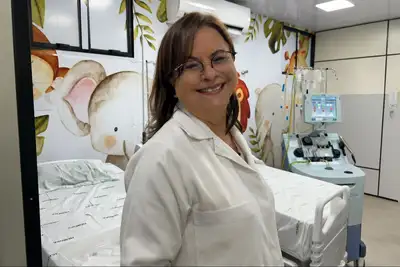 Foto: Aline Seabra - Ascom/Hemopa Saide Sarmento - Coordenadora do Ambulatório e Médica Hematologista da Fundação Hemopa