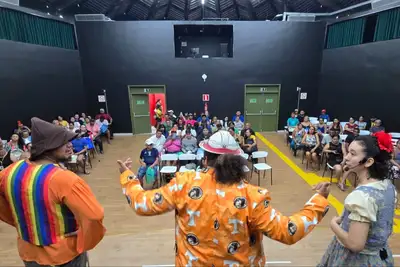 notícia: Espetáculo na Usina da Paz de Icoaraci aborda a gestão de recursos públicos 