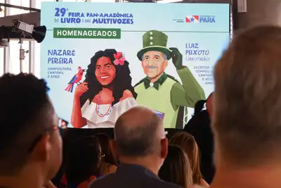 notícia: Secult lança livros de Nazaré Pereira e Jabutigão, homenageados da 29ª Feira Pan-Amazônica do Livro e Multivozes