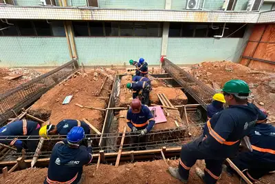 notícia: Governo do Pará avança com obras de ampliação do Hospital Regional da Transamazônica em Altamira