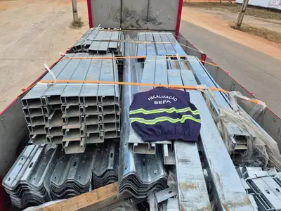 notícia: Sefa apreende seis bombas de mineração e defensas metálicas