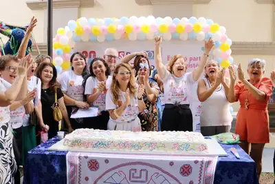 notícia: Fundação Santa Casa celebra 20 anos do Espaço Acolher com arraial e homenagens a parceiros