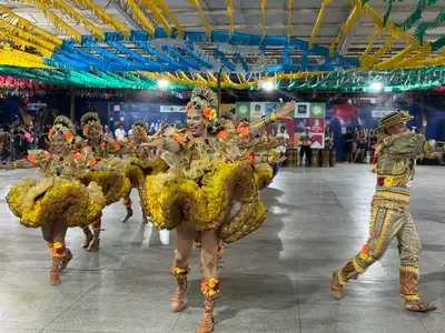 notícia: Fundação Cultural do Pará encerra Concurso Estadual de Quadrilhas Juninas 2026 com apresentação de grupos vencedores