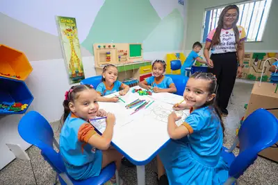 notícia: Governo do Pará alcança a marca de 33 creches entregues e beneficia mais de 6,5 mil famílias