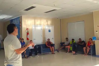 notícia: Pronto-Socorro Estadual Roberto Macedo realiza palestra sobre morte súbita cardíaca e reforça conscientização fora do ambiente hospitalar