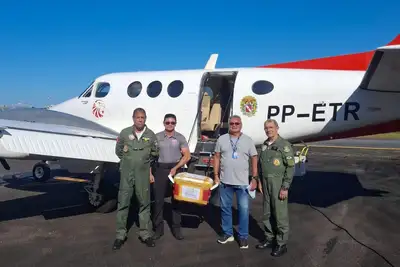 notícia: Graesp transporta para Redenção rim captado em Belém e garante mais um transplante no Sul do Pará