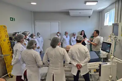 notícia: Sespa capacita profissionais para fortalecer atendimento de urgência e emergência no Hospital Regional de Cametá