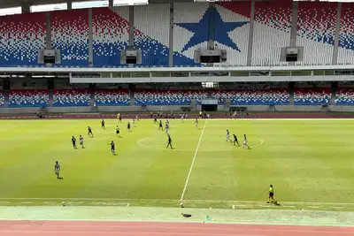 notícia: CBF realiza testes finais de nova tecnologia de arbitragem no Mangueirão, em Belém
