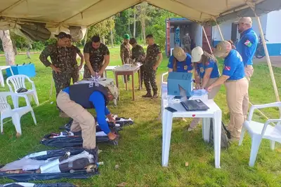 notícia: Polícia Científica faz primeira destruição de armas de Altamira 