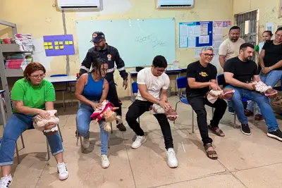 notícia: Em Marabá, Seduc e Samu realizam treinamento de primeiros socorros para servidores escolares