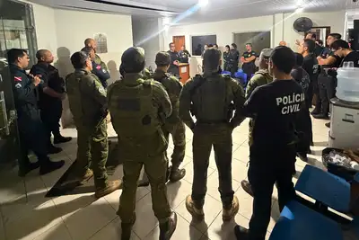 notícia: Polícia Civil prende quatro pessoas envolvidas no homicídio que vitimou um empresário na cidade de Castanhal, nordeste paraense