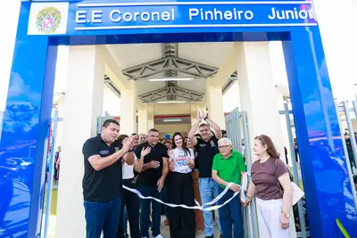 notícia: Em Tracuateua, governo do Pará entrega 191ª nova escola e beneficia mais mil estudantes