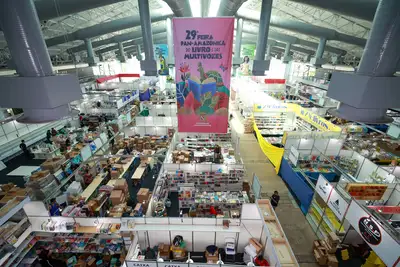 notícia: 29ª Feira Pan-Amazônica do Livro recebe últimos preparativos para abertura neste sábado, 29