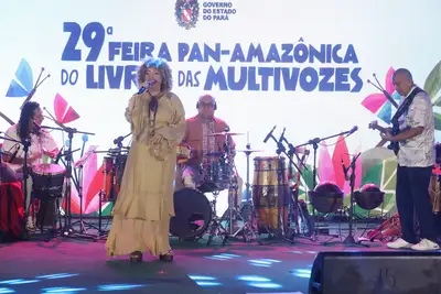 notícia: Trio Manari, Naieme e Joelma Kláudia levam ritmos amazônicos ao mundo da literatura