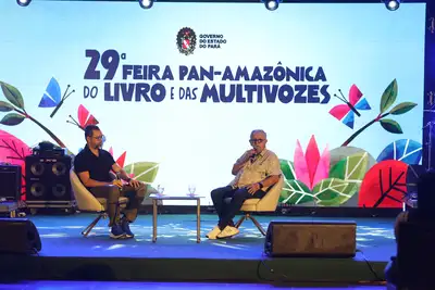 notícia: Produção literária e audiovisual paraense ganha destaque na Feira do Livro
