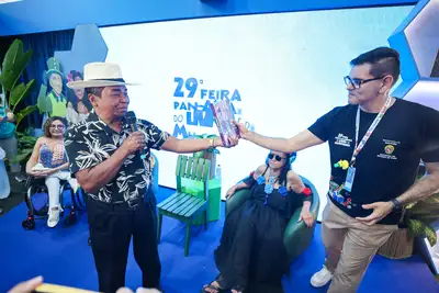 galeria: Anúncio dos próximos homenageados Pinduca Telma Cunha -  Feira do Livro 2027