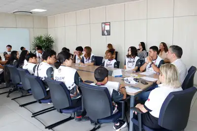 notícia: 'Jovem Dirigente' fortalece participação estudantil em encontro com a Seduc