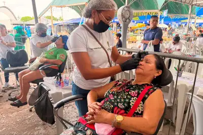 notícia: ‘Por Todas Elas’ leva saúde e cidadania ao bairro da Sacramenta, em Belém