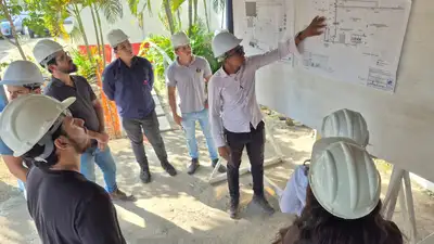 notícia: Cosanpa recebe estudantes e comunidades em canteiros de obras em Belém 