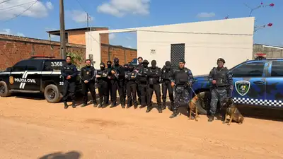 notícia: PC prende suspeito de homicídio e tráfico de drogas em Marabá