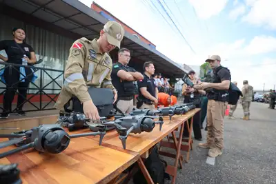notícia: Operação Impulsus reforça policiamento em Belém com uso de drones