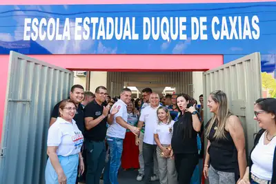 notícia: Governo do Pará entrega escola de tempo integral na Marambaia, em Belém