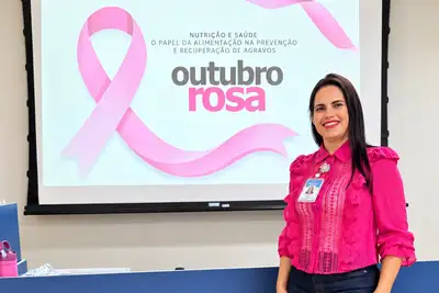 Foto: Divulgação A nutricionista Aline Assunção: alimentação saudável é crucial para a prevenção de doenças.