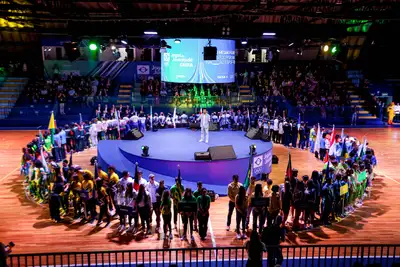 notícia: Atletas do Pará participam da abertura dos Jogos da Juventude 2026 em Foz do Iguaçu