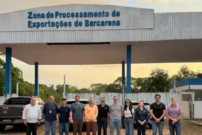 notícia: Companhia de Desenvolvimento Econômico do Pará (Codec) acompanha visitas empresariais à área da ZPE de Barcarena