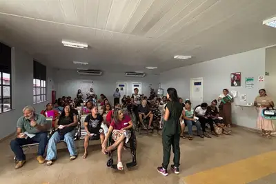 notícia: No ‘Outubro Rosa’, Hospital Regional do Leste promove ação educativa para prevenir câncer de mama