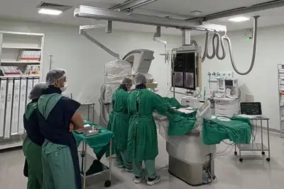 notícia: Governo do Pará realiza primeiro cateterismo cardíaco pelo SUS na Região do Araguaia