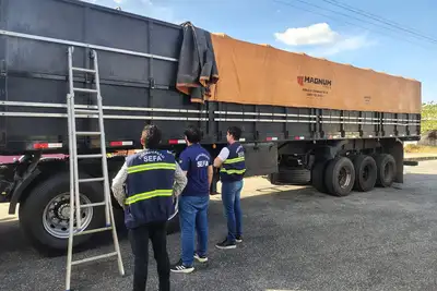 notícia: Sefa apreende querosene de aviação, gado e 32 toneladas de farinha de trigo