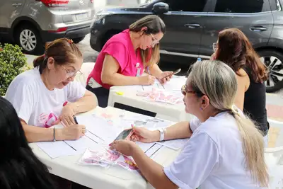 notícia: Santa Casa oferece orientação, atendimento e exames na campanha de prevenção ao câncer de mama