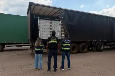 notícia: Fiscalização da Sefa apreende cargas irregulares avaliadas em R$ 2,1 milhões