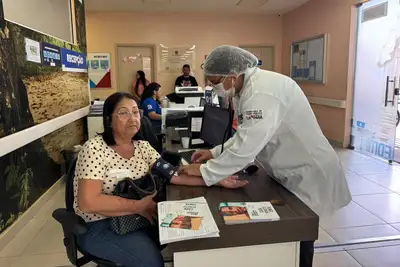 notícia: Hospital Regional dos Caetés promove roda de conversa sobre prevenção e sinais de AVC